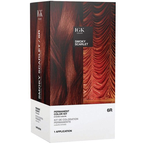 Lavender IGK Permanent Color Kit 6R Smoky Scarlet