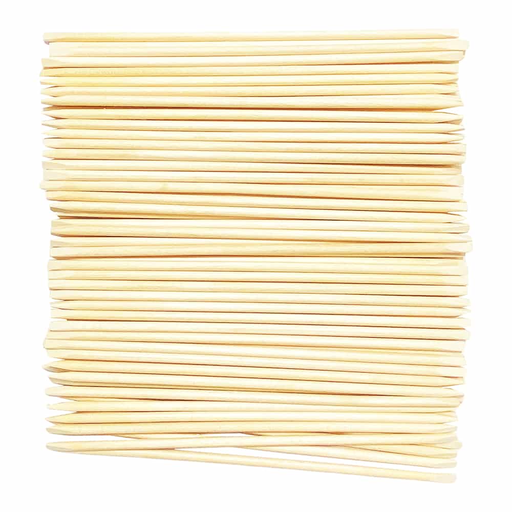 Bisque Wooden Manicure Orange Stick 7" PI 100pcs 26118