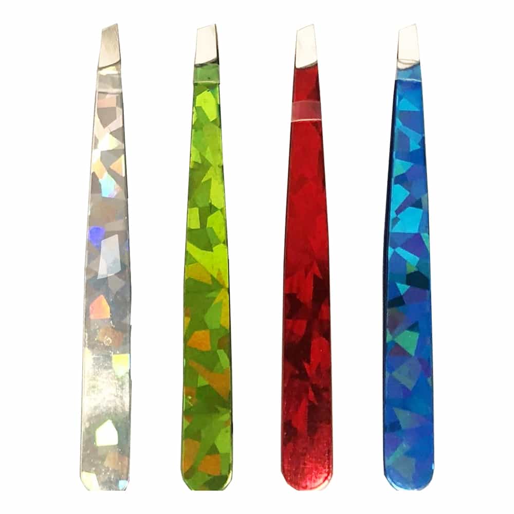 White Smoke Denco Sea Star Slant Tip Tweezers 12800