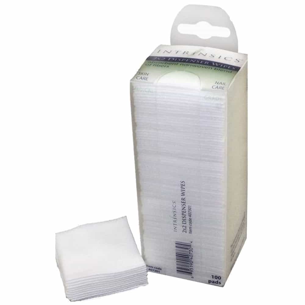 White Smoke Intrinsics 2 x 2 Dispenser Wipes 100 Pads 407301