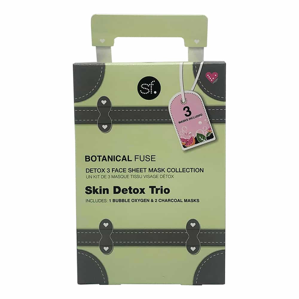 Dark Sea Green SKINFORUM Botanical Fuse Detox Trio Mask SF018BOTA-DTX 20905