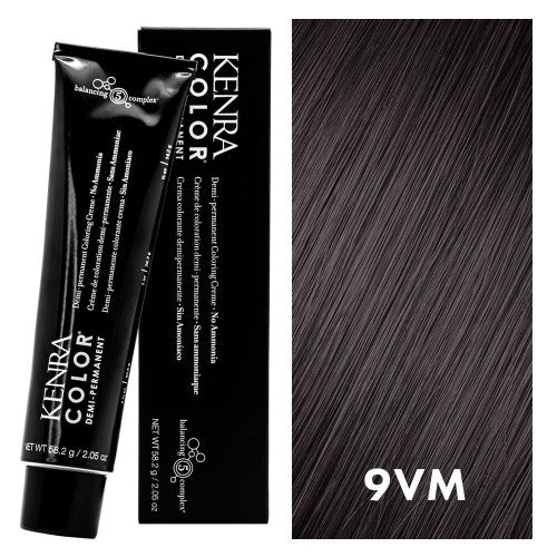 Black Kenra Color Demi 9VM Light Bonde Violet Metallic 2oz