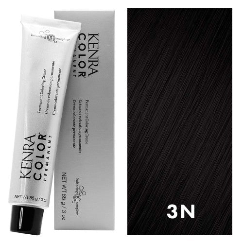 Black Kenra Color Permanent 3N Dark Brown Natural 3oz