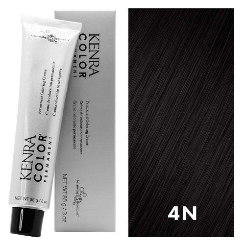 Black Kenra Color Permanent 4N Medium Brown Natural 3oz