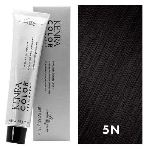 Black Kenra Color Permanent 5N Light Brown Natural 3oz