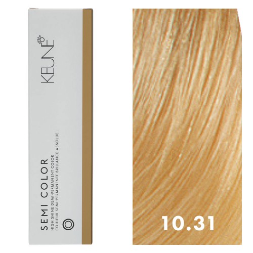 White Smoke Keune Semi Color 10.31 Lightest Golden Ash Blonde 2oz