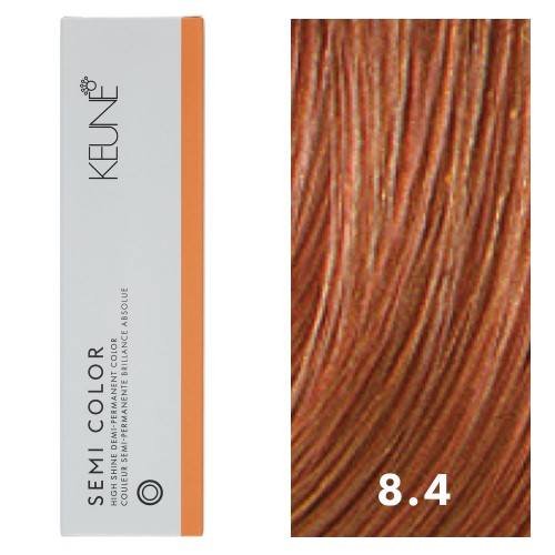 White Smoke Keune Semi Color 8.4 Light Copper Blonde 2oz