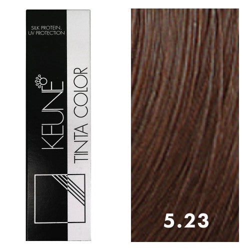 White Smoke Keune Tinta Color 5.23 Light Cocoa Brown 2oz