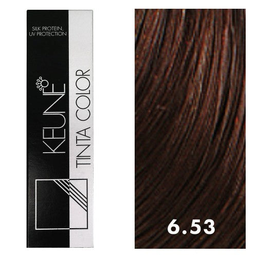 White Smoke Keune Tinta Color 6.53 Dark Chestnut Blonde 2oz