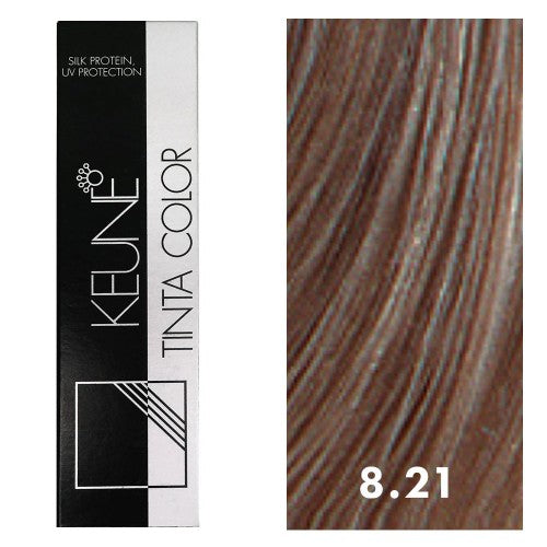 White Smoke Keune Tinta Color 8.21 Light Pearl Ash Blonde 2oz