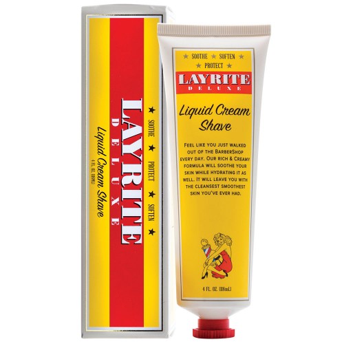 White Smoke Layrite Liquid Cream Shave 4oz