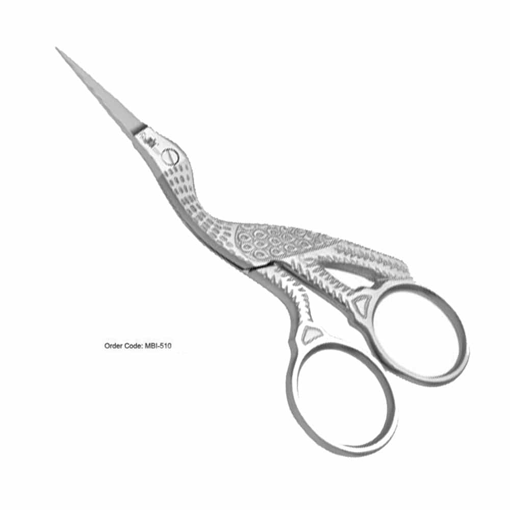 White Smoke MBI-510 Stork Scissor 4"