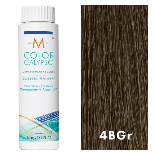 Dark Slate Gray Moroccanoil Color Calypso 4BGr/4.17 Medium Ash Matte Brown 2oz