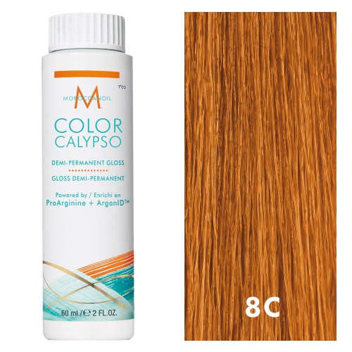White Smoke Moroccanoil Color Calypso 8C/8.4 Light Copper Blonde 2oz