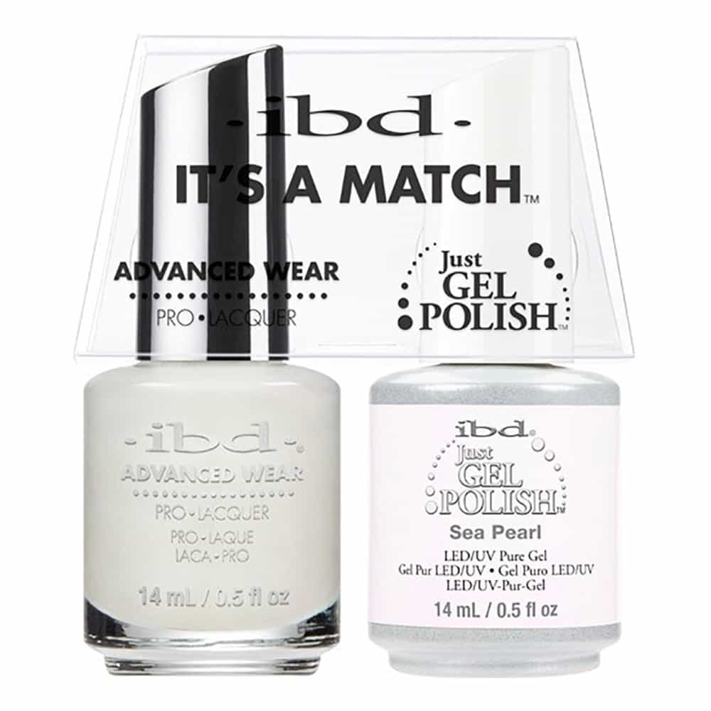 White Smoke IBD Just Gel Polish It's A Match - Sea Pearl