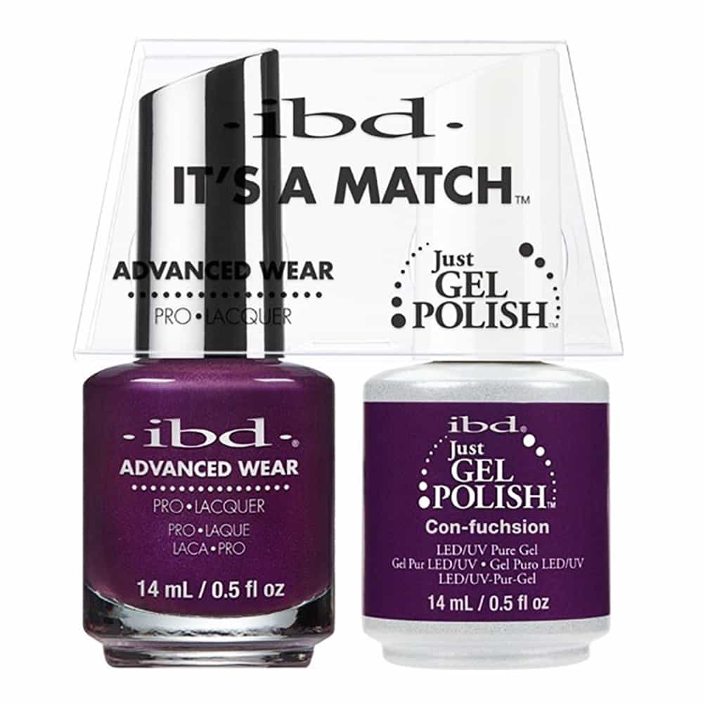 White Smoke IBD Just Gel Polish It's A Match - Con-Fuchsion