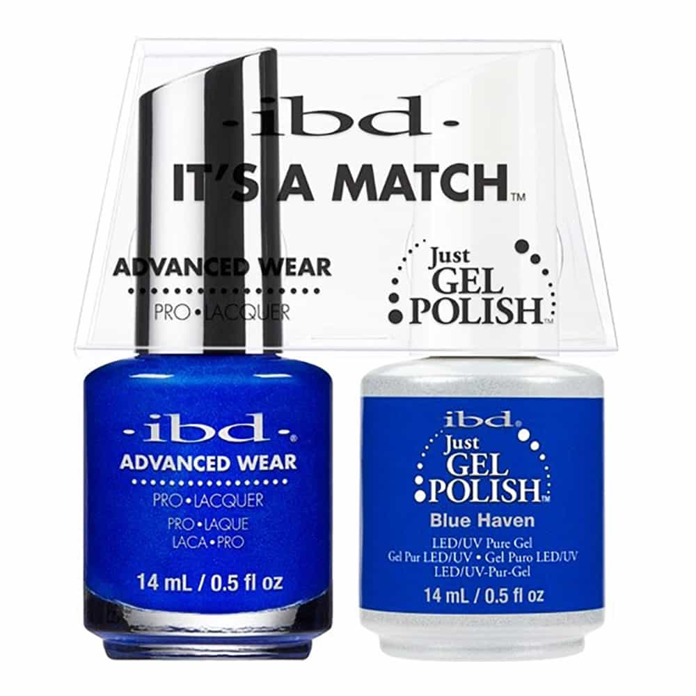 White Smoke IBD Just Gel Polish It's A Match - Blue Haven