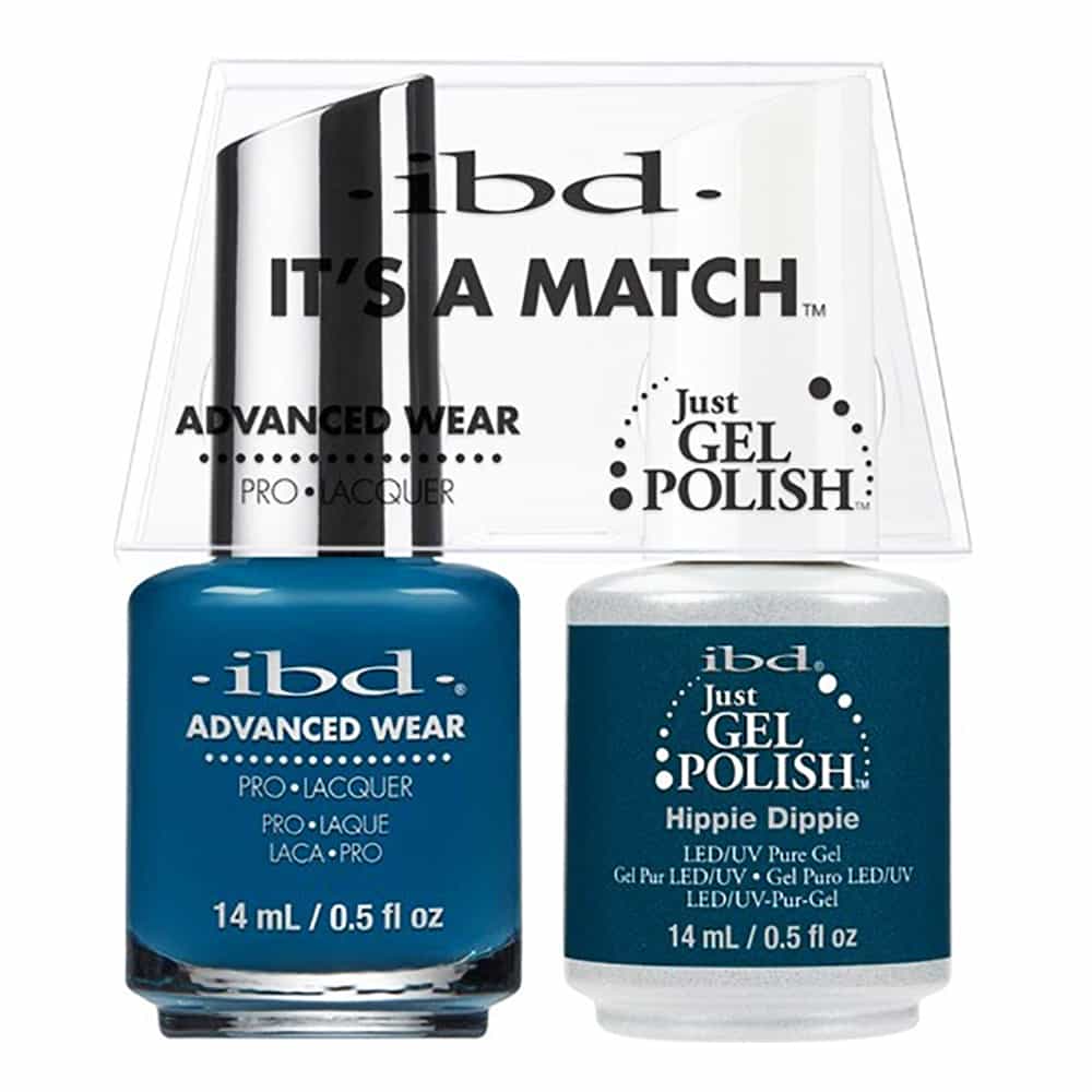 White Smoke IBD Just Gel Polish It's A Match - Hippie Dippie
