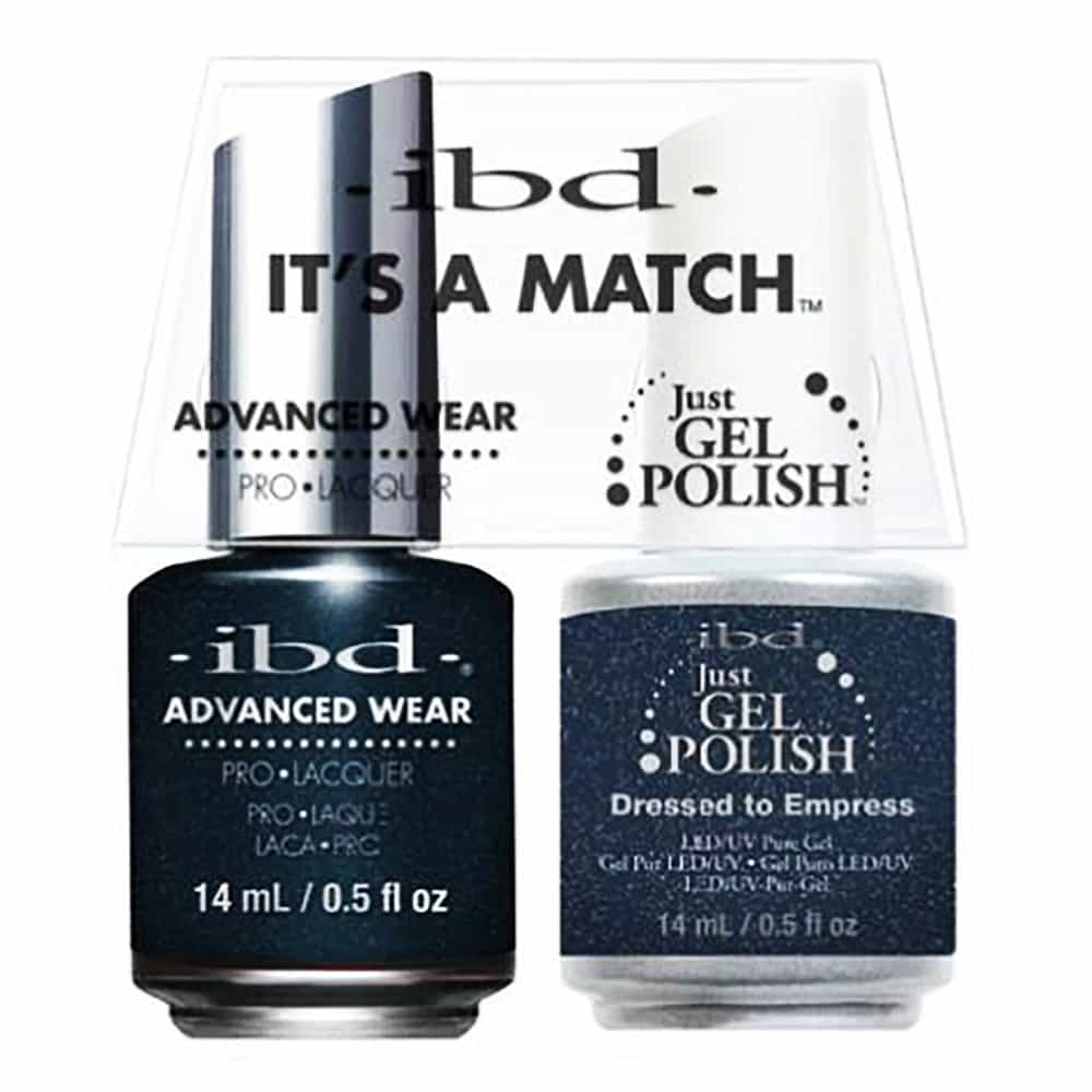 White Smoke IBD Just Gel Polish It's A Match - Dressed To Empress