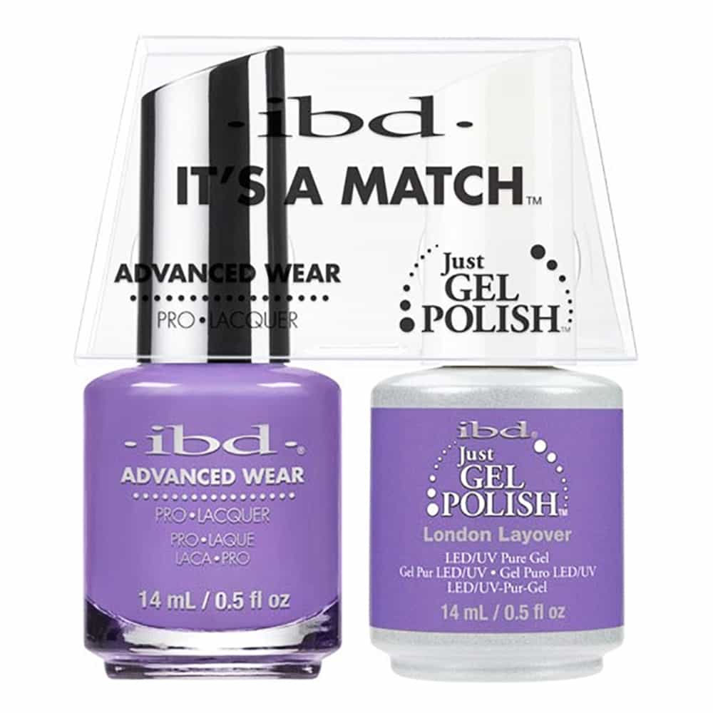 White Smoke IBD Just Gel Polish It's A Match - London Layover