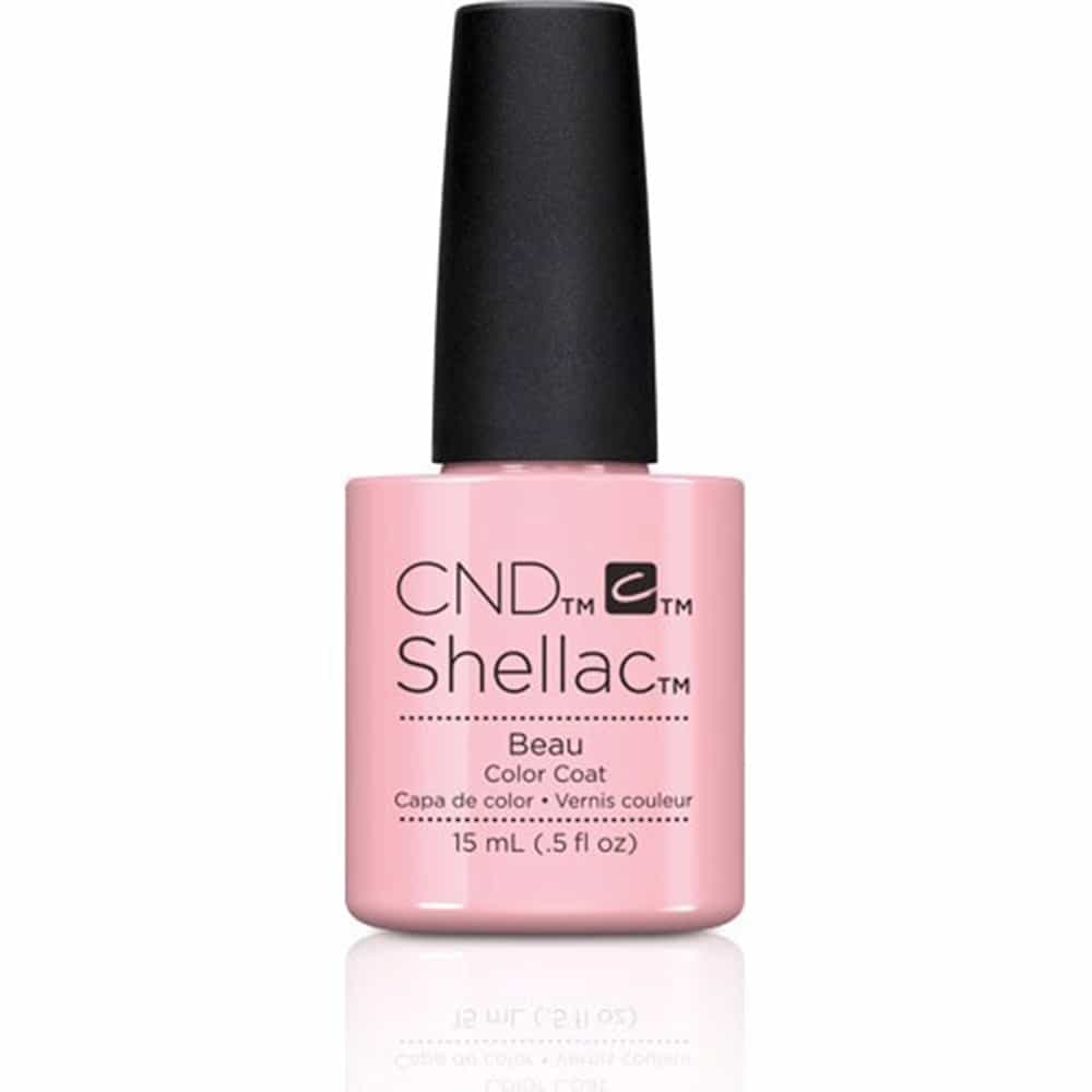 White Smoke CND Shellac Beau 15ml/0.5 fl oz