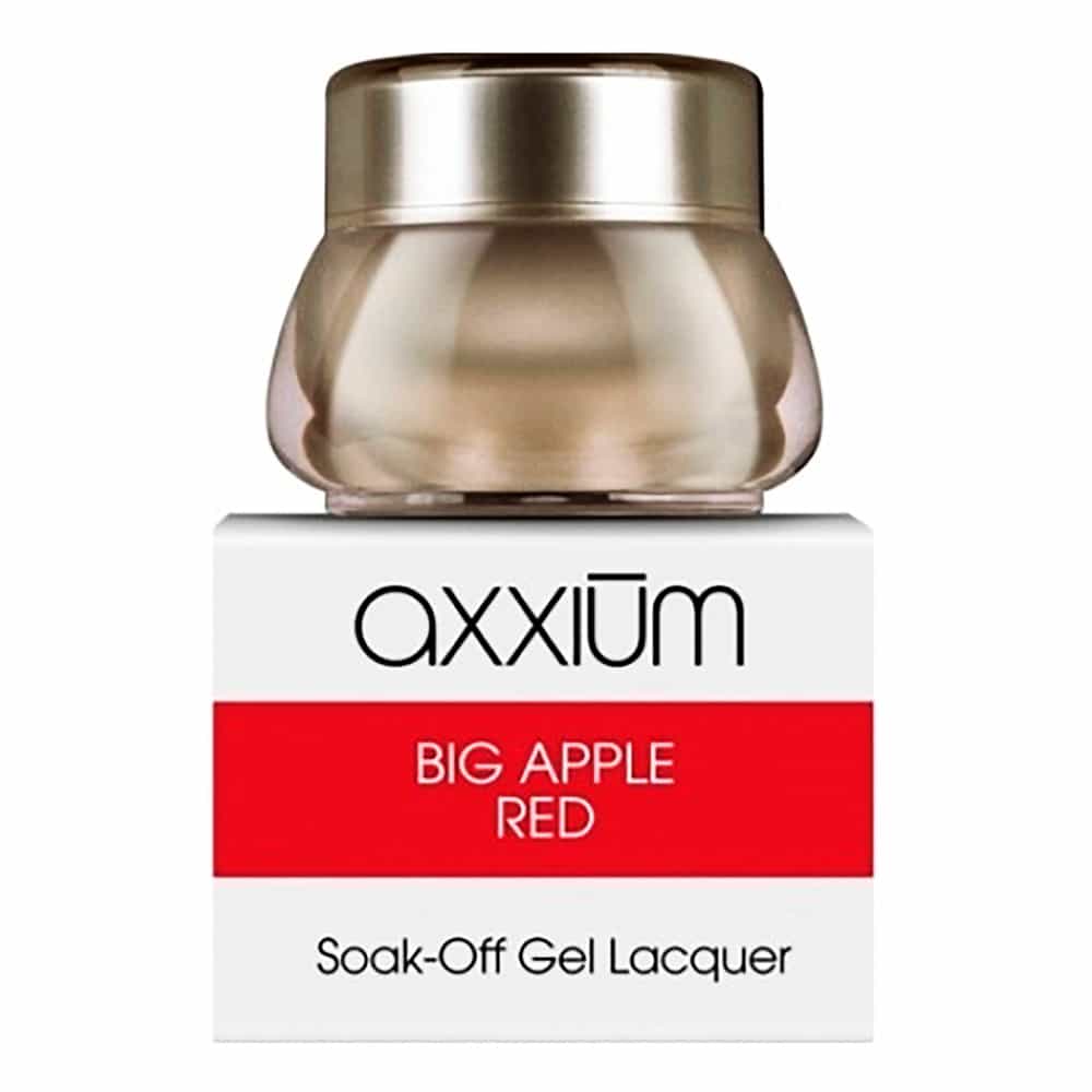 White Smoke OPI Axxium S/O Gel Lacquer Big Apple Red .21oz - 6g AX412