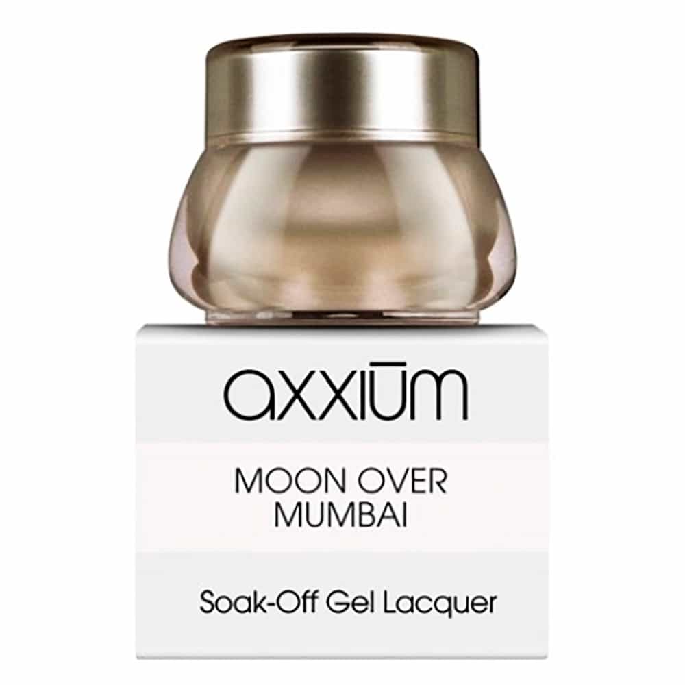White Smoke OPI Axxium S/O Gel Lacq Moon Over Mumbai .21 oz. - 6g AX418