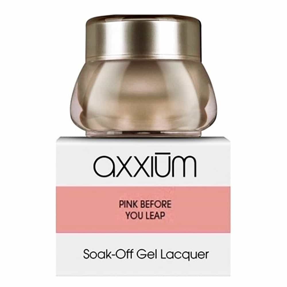 White Smoke OPI Axxium S/O Gel Lacq Pink Before You Leap .21oz-6g AXB34