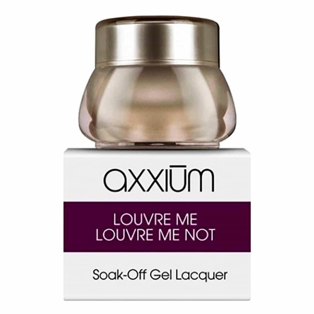 White Smoke OPI Axxium S/O Gel Louvre Me Louvre Me Not .21 oz. -6g AXF13