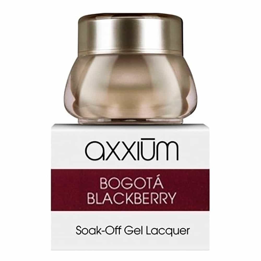 White Smoke OPI Axxium S/O Gel Lacquer Bogota Blackberry .21oz- 6g AXF52