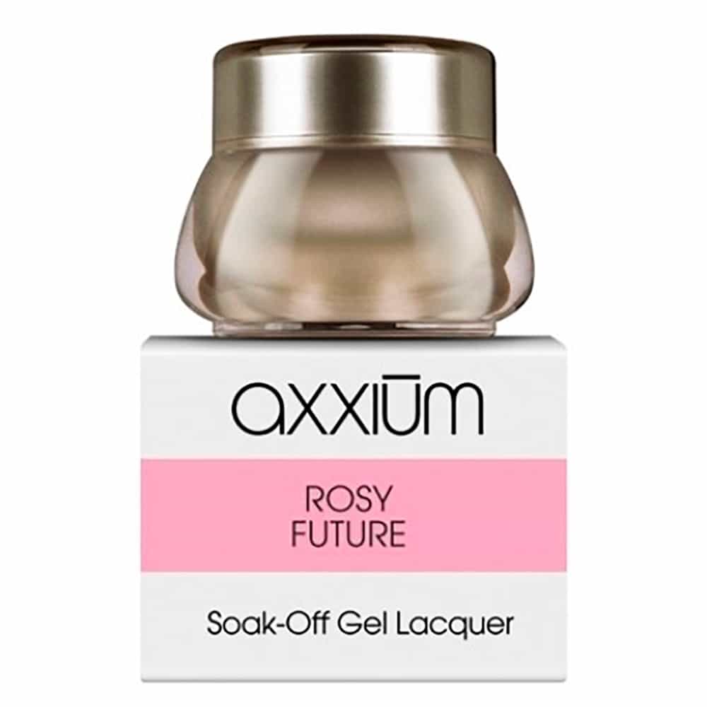 White Smoke OPI Axxium S/O Gel Lacquer Rosy Future .21oz - 6g AXS79