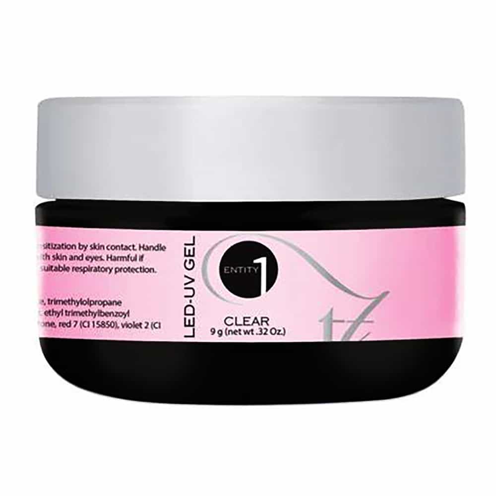 Black Entity1 LED/UV Clear Gel 0.32 oz. - 9g 101730