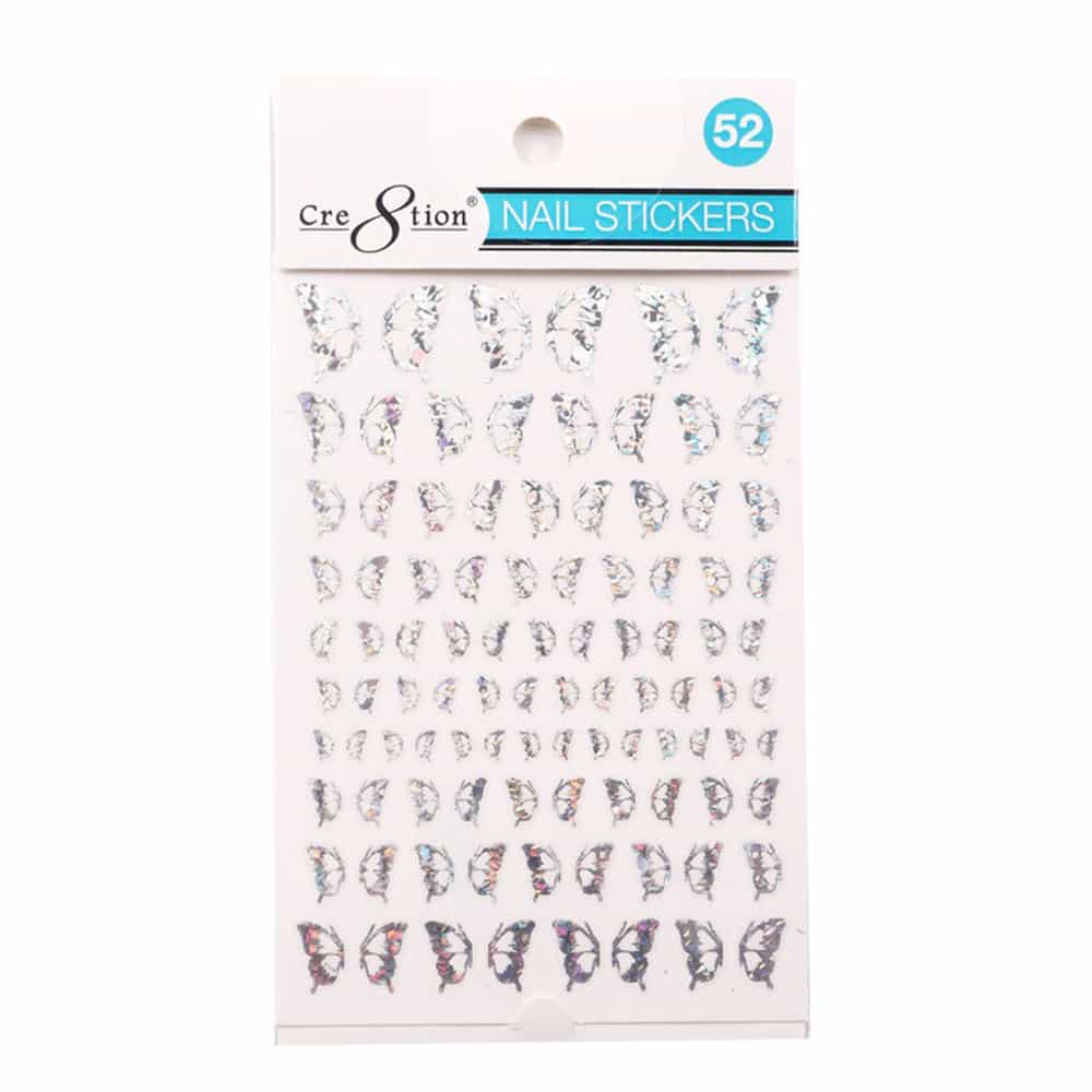Misty Rose Cre8tion Nail Art Sticker Butterfly 52 1101-1183