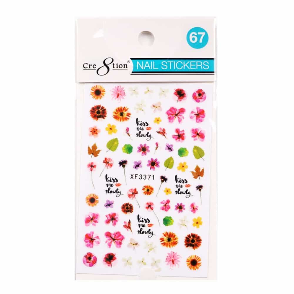 Misty Rose Cre8tion Nail Art Sticker Butterfly 67 1101-1198