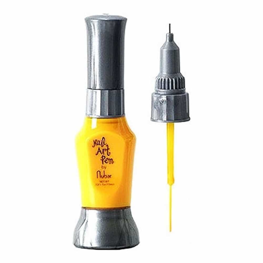 White Smoke Nubar Nail Art Pen Neon Yellow NAP118