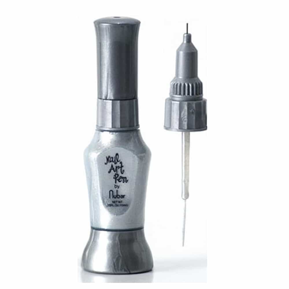 White Smoke Nubar Nail Art Pen Platinum NAP154