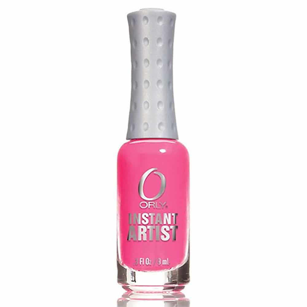White Smoke Orly Instant Artist Water-Based Paint Hot Pink 0.3oz 27014