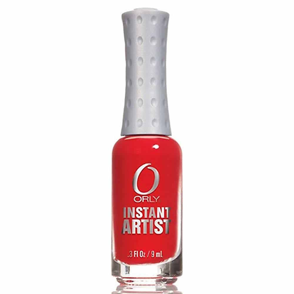 White Smoke Orly Instant Artist Water-Based Paint Fiery Red 0.3 oz 27018