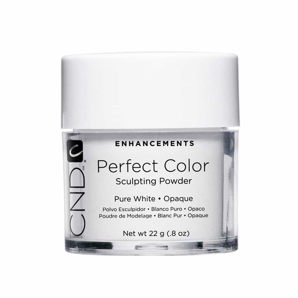 White Smoke CND Perfect Color SP Pure White Opaque .8oz-22g 03050