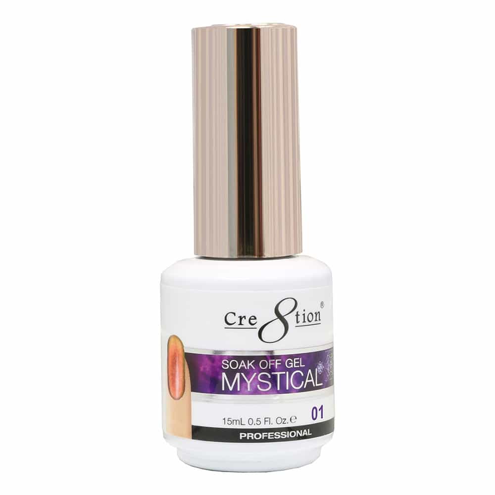 White Smoke Cre8tion Soak Off Gel Mystical 01