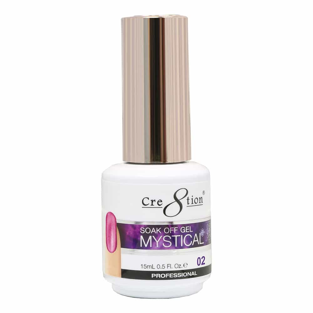 White Smoke Cre8tion Soak Off Gel Mystical 02