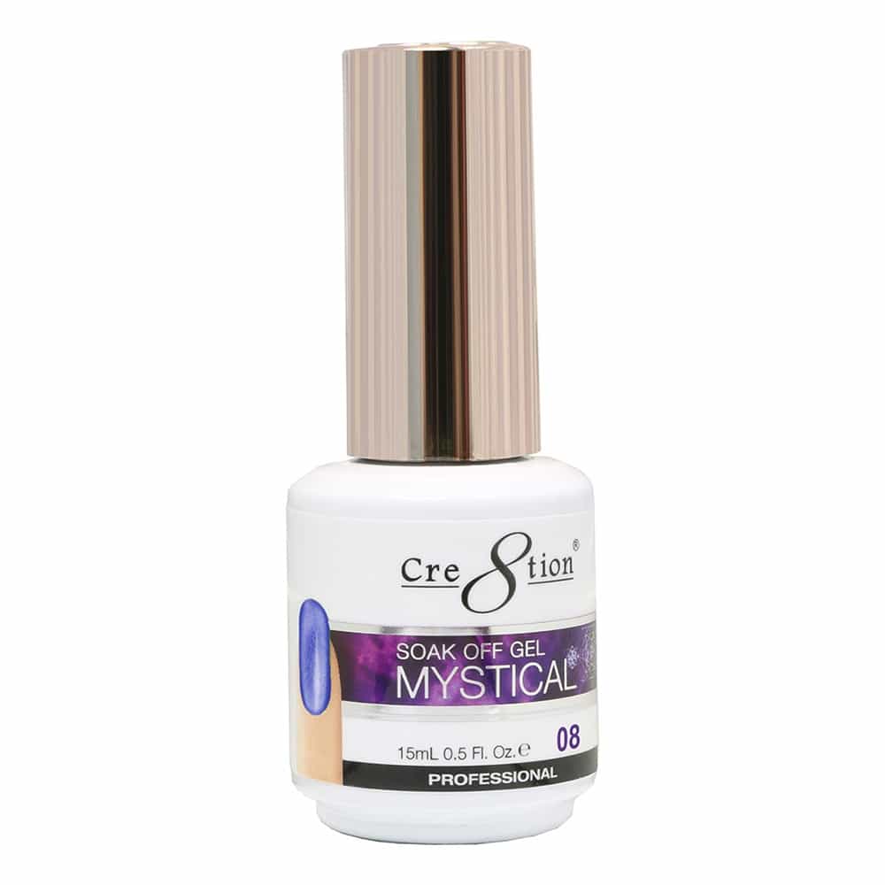 White Smoke Cre8tion Soak Off Gel Mystical 08