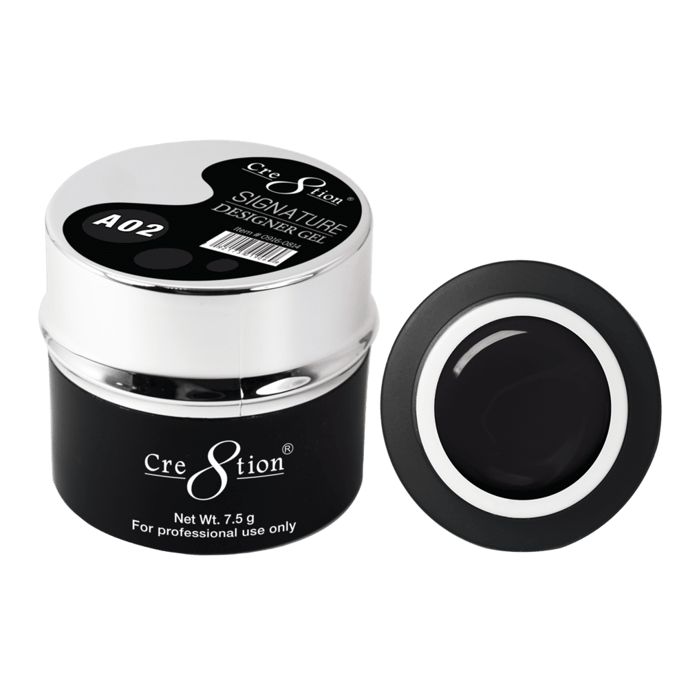 Black Cre8tion A02 Signature Designer Gel 7.5 g 0916-0780