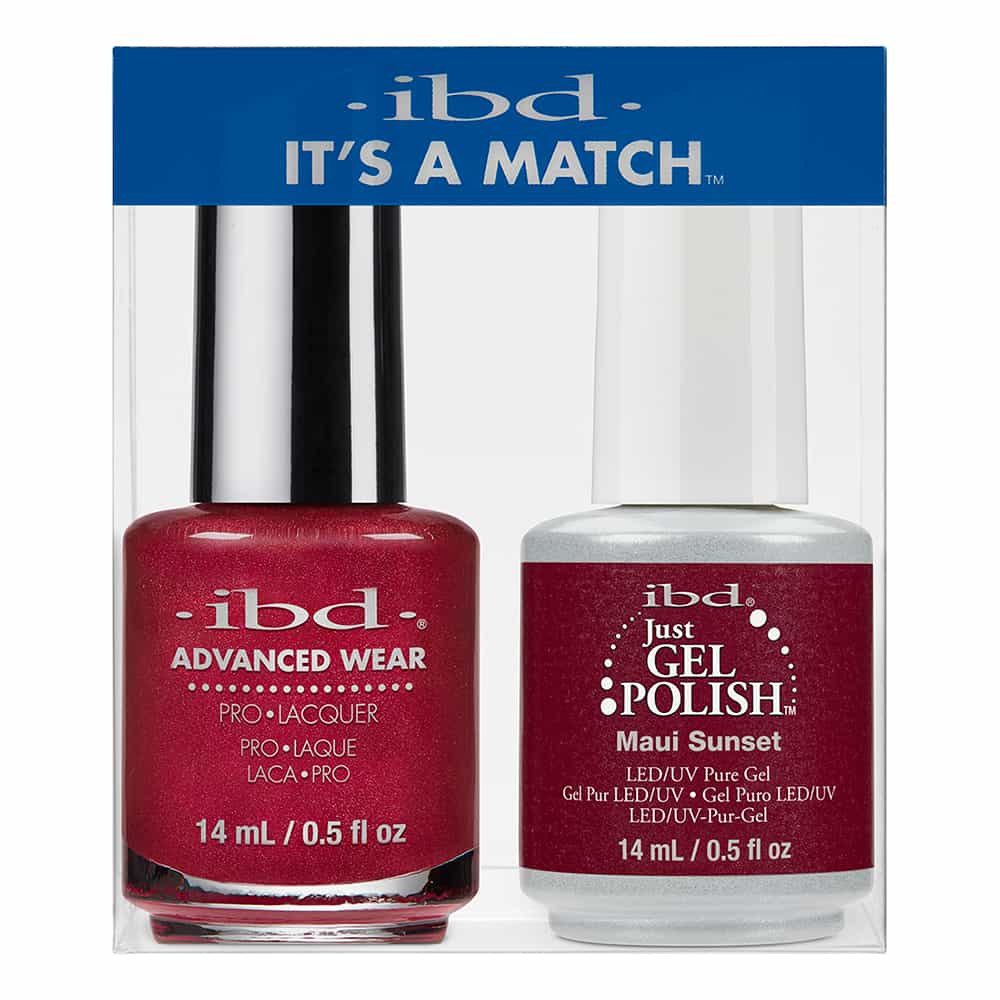 Lavender IBD Just Gel Polish It's A Match - Maui Sunset 132BD/79829