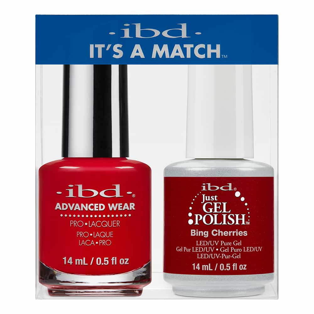 Lavender IBD Just Gel Polish It's A Match - Bing Cherries 145BD/79842