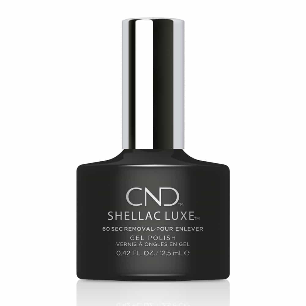 White Smoke CND Shellac Luxe Black Pool 0.42 fl oz