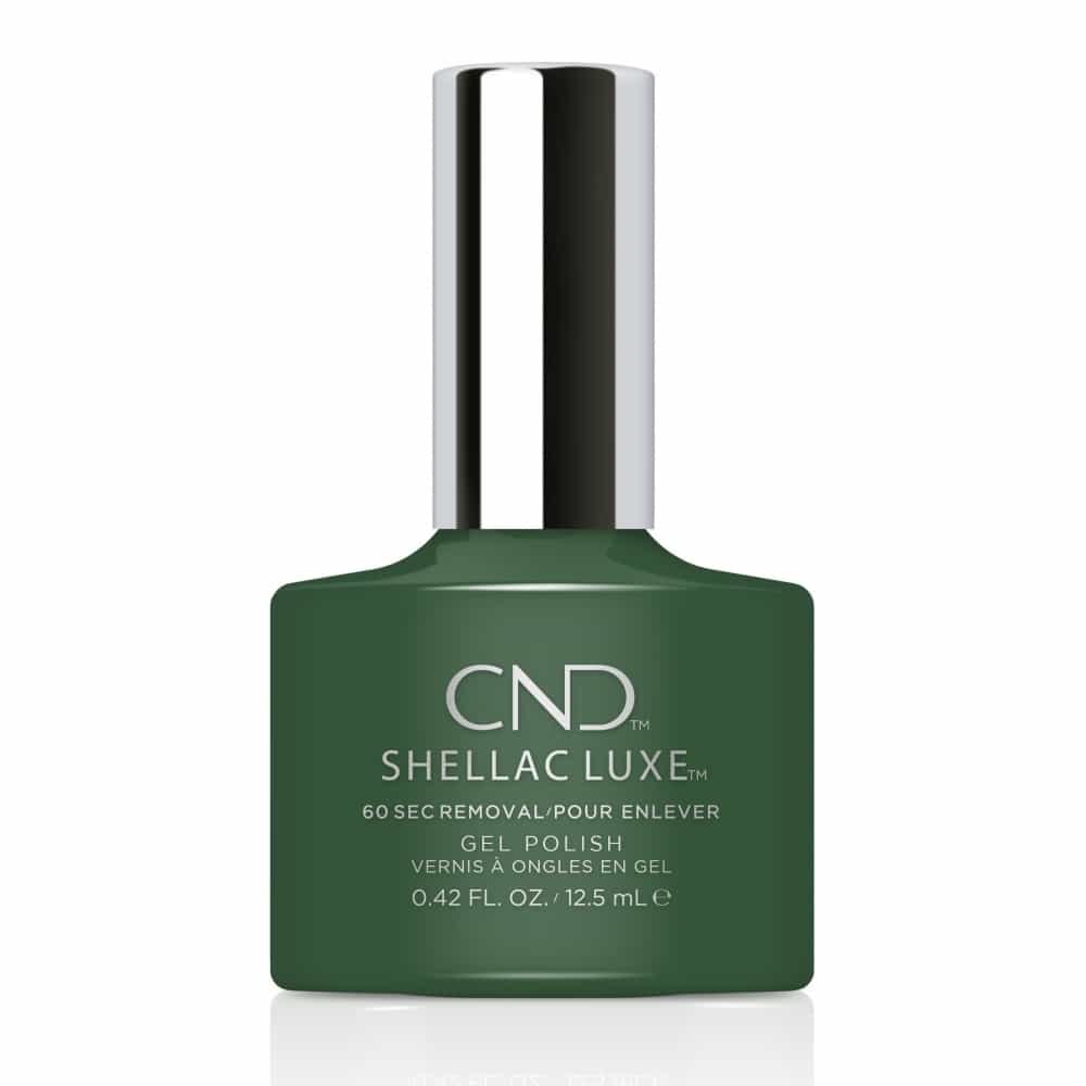 White Smoke CND Shellac Luxe Palm Deco 0.42 fl oz