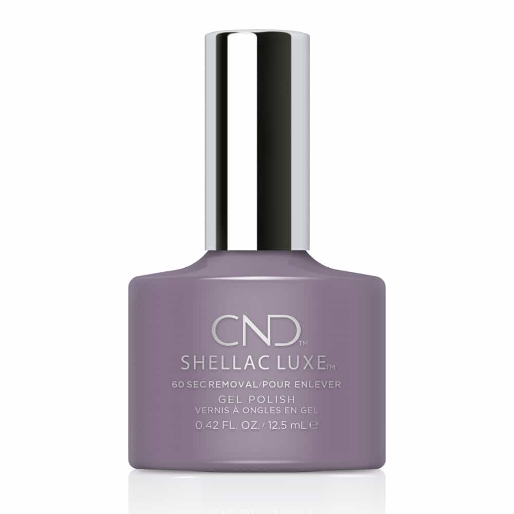White Smoke CND Shellac Luxe Alpine Plum 0.42 fl oz