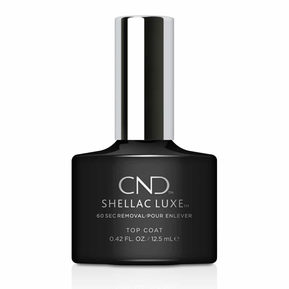 White Smoke CND Shellac Luxe Top Coat 0.42 fl oz