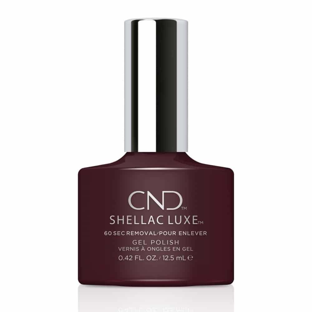 White Smoke CND Shellac Luxe Black Cherry 0.42 fl oz
